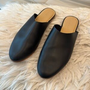 Nisolo Lima Black Leather Slides